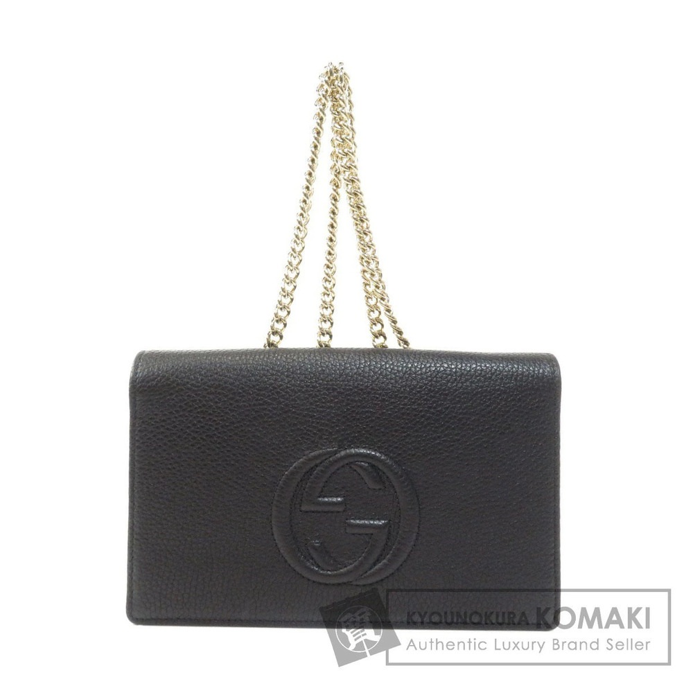 Gucci GG Chain Wallet Long Wallet Leather